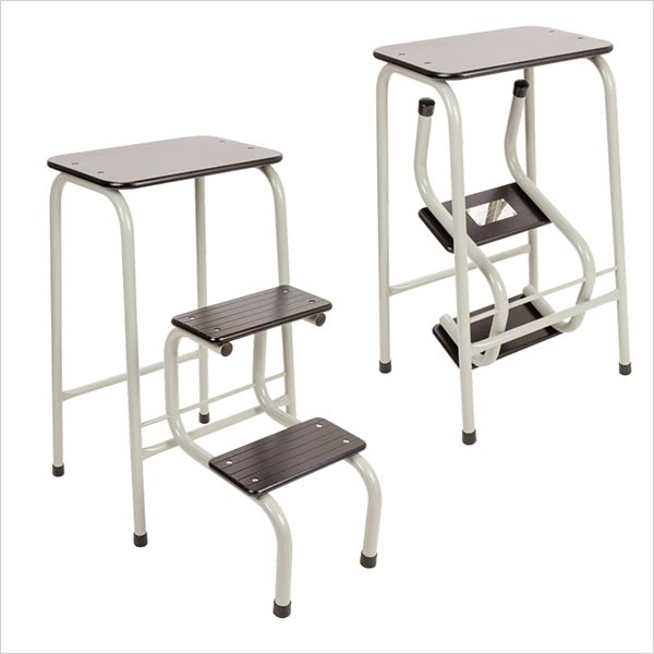 Blackheath stool in pale grey